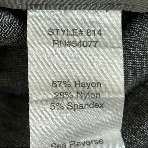 CABI Cabi Casual Gray Elastic Waist Pull On Skinny Ankle Pants Size 6. - Picture 11 of 11